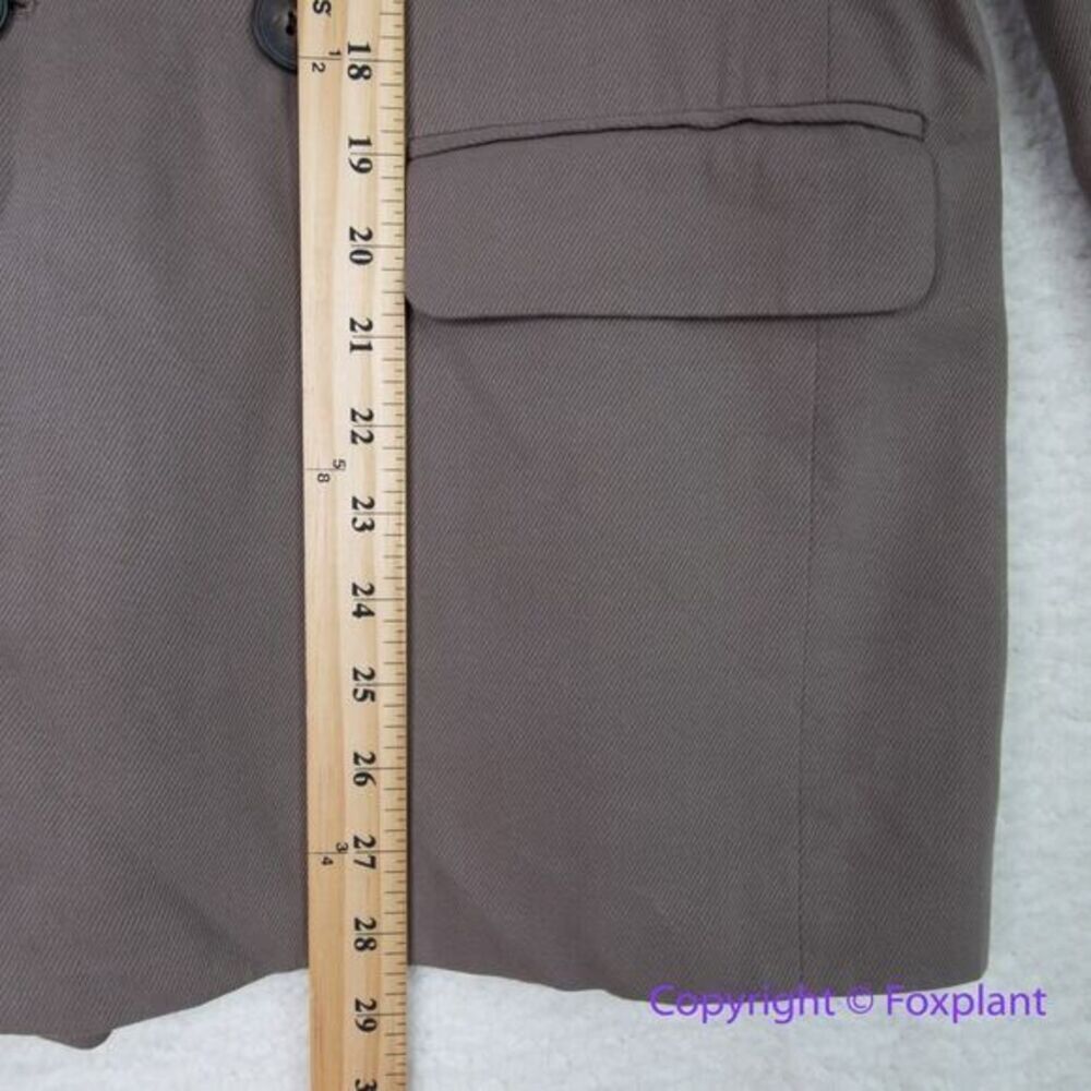 New! Madewell Drapeweave Caldwell Double Breasted Blaze‎ in taupe, size S - Picture 4 of 13